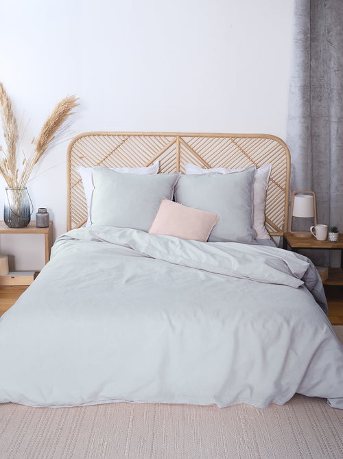 Completo letto in misto lino - 2 piazze - Kiabi