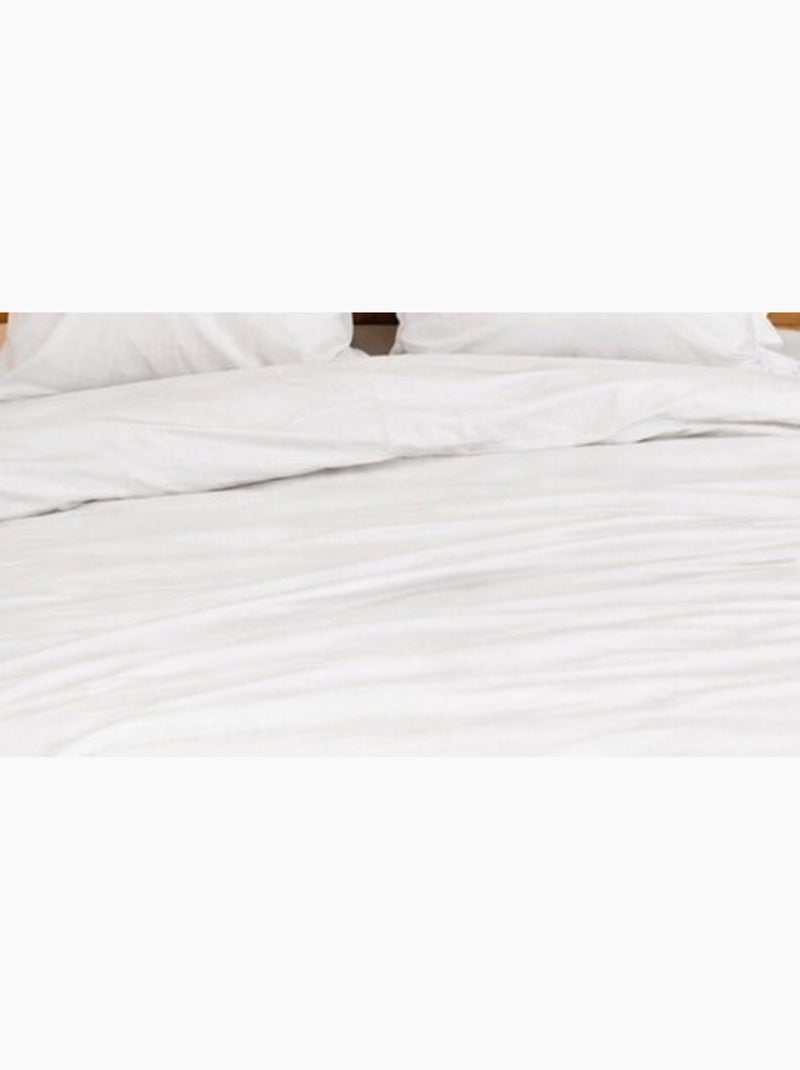 Completo letto in percalle Bianco - Kiabi