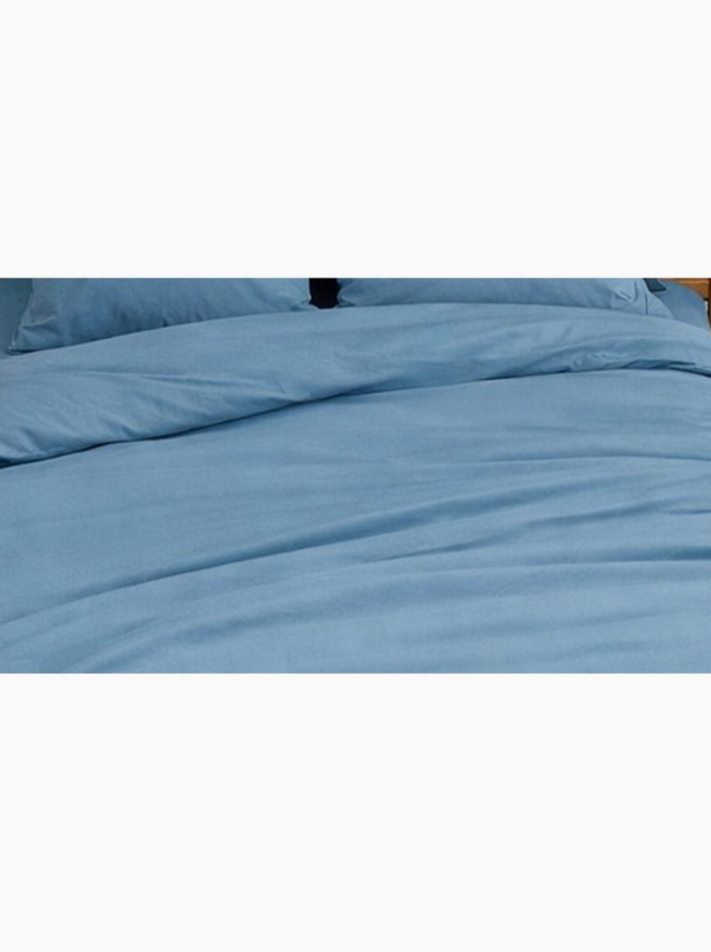 Completo letto in percalle Blu - Kiabi