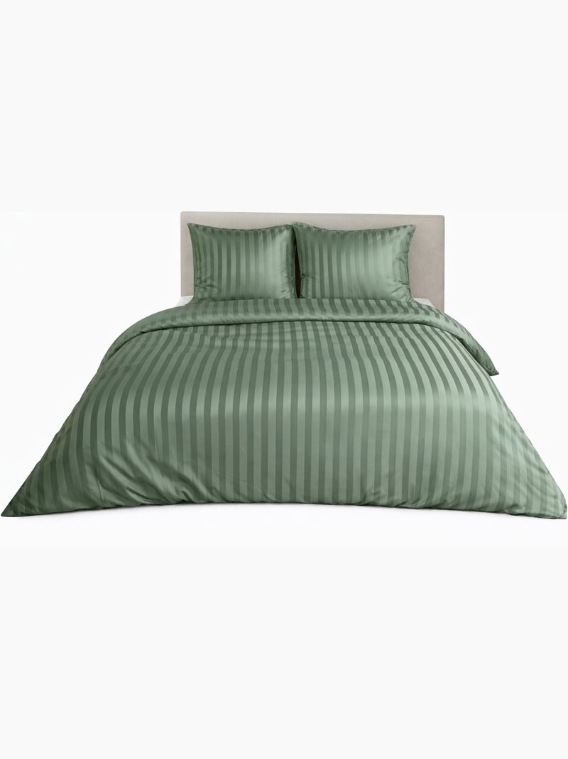 Completo letto in raso Verde - Kiabi