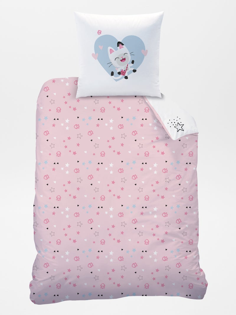 Completo letto 'La casa delle bambole di Gabby' - 1 piazza ROSA - Kiabi