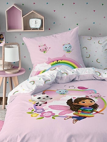 Completo letto 'La casa delle bambole di Gabby' - 1 piazza