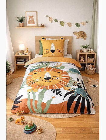 Completo letto lion giallo