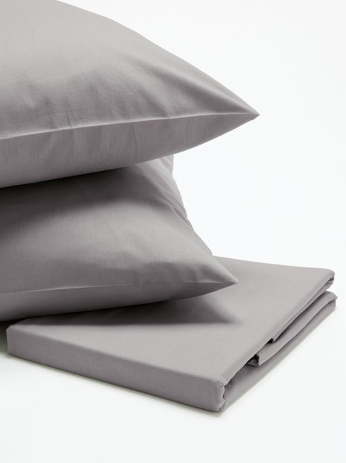Completo letto matrimoniale 3 pezzi - 1 copripiumino + 2 federe - Kiabi