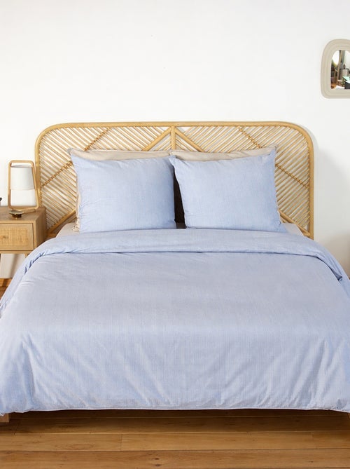 Completo letto matrimoniale 3 pezzi - Copripiumino + 2 federe - Kiabi