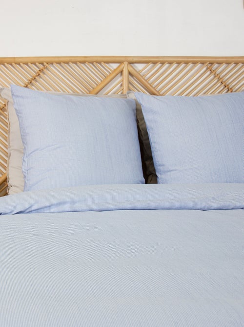 Completo letto matrimoniale 3 pezzi - Copripiumino + 2 federe - Kiabi