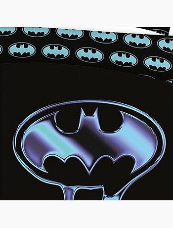 Completo Letto Matrimoniale Batman in Polycotone Stampato Reversibile, 2 posti - COMICS