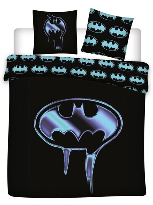 Completo Letto Matrimoniale Batman in Polycotone Stampato Reversibile, 2 posti - COMICS - Kiabi Completo Letto Matrimoniale Batman in Polycotone Stampato Reversibile, 2 posti - COMICS - Kiabi