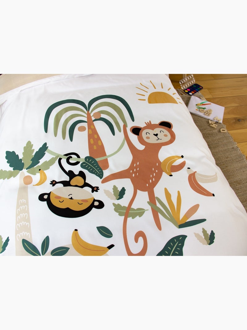 Completo letto microfibra bambino Bianco - Kiabi