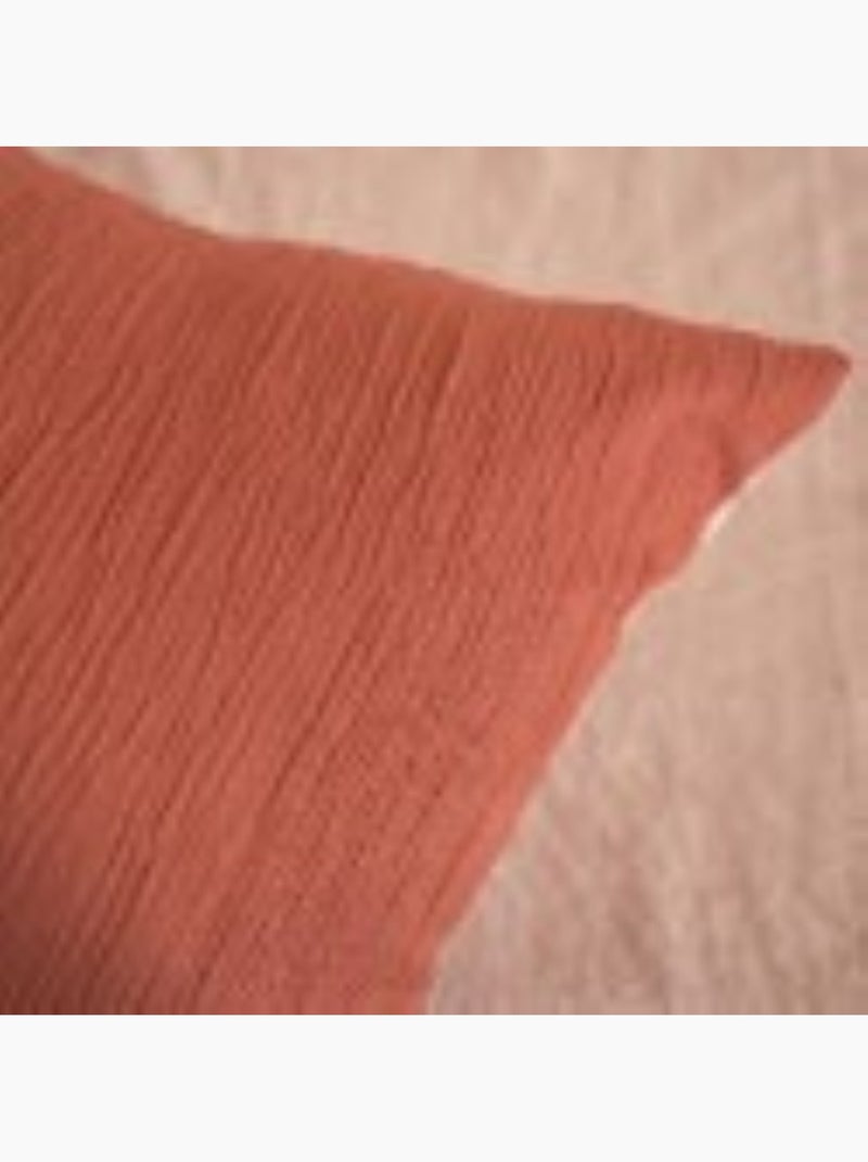 Completo letto microfibra goffrata Arancione - Kiabi