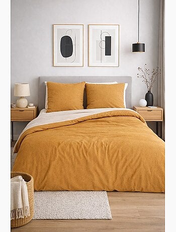 Completo letto microfibra goffrata