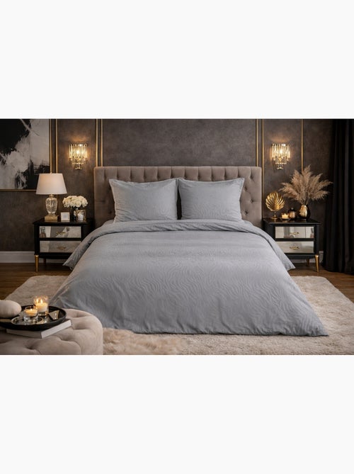 Completo letto microfibra lavorata - Kiabi