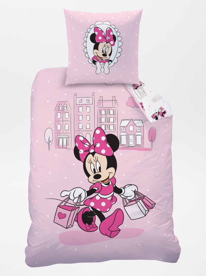 Completo letto 'Minnie' - 1 piazza ROSA - Kiabi