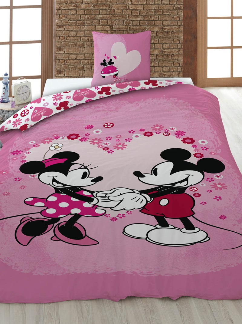Completo letto 'Minnie' - 1 piazza Rosa - Kiabi