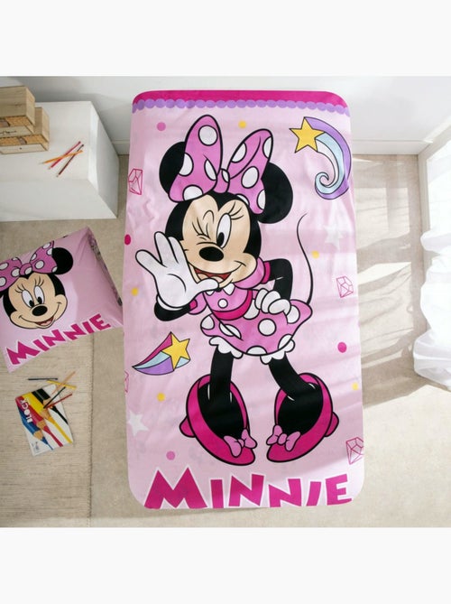Completo letto Minnie Disney per bambini, 100% cotone Oeko-Tex, letto singolo, LOVELY - Kiabi Completo letto Minnie Disney per bambini, 100% cotone Oeko-Tex, letto singolo, LOVELY - Kiabi