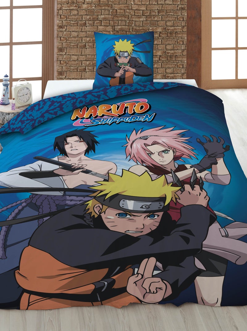 Completo letto 'Naruto' - 1 persona Blu - Kiabi