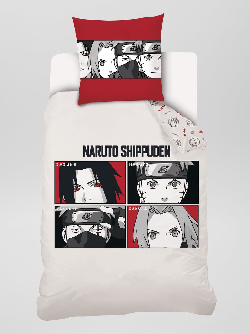 Completo letto 'Naruto' - 1 piazza BIANCO - Kiabi