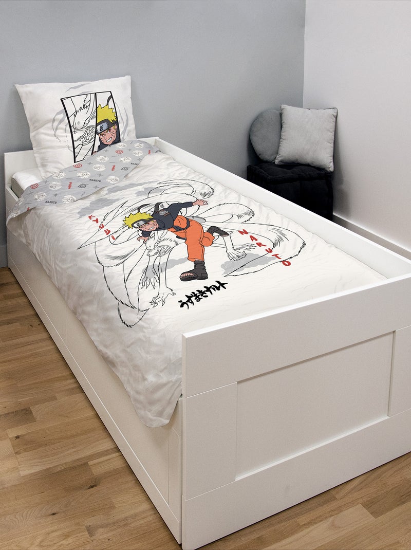 Completo letto 'Naruto' - 1 piazza bianco - Kiabi