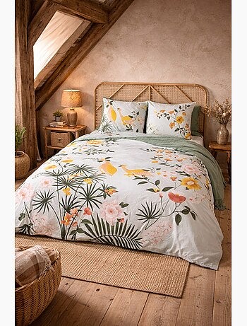 Completo letto natura tropicale