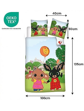 Completo letto neonato Bing con Sula reversibile – 100% cotone