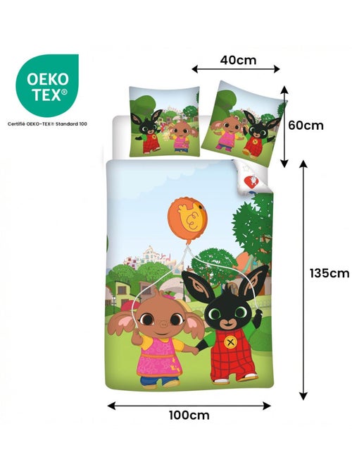 Completo letto neonato Bing con Sula reversibile – 100% cotone - Kiabi