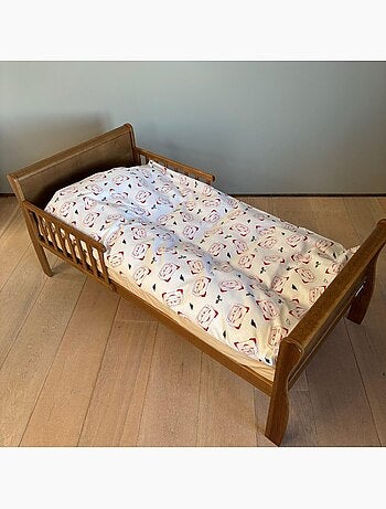 Completo letto neonato Cars con Lightning McQueen fosforescente reversibile – 100% cotone