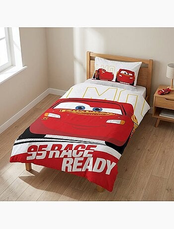 Completo letto neonato Cars con Saetta McQueen reversibile – 100% cotone