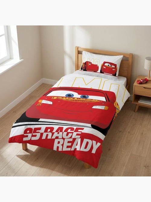 Completo letto neonato Cars con Saetta McQueen reversibile – 100% cotone - Kiabi