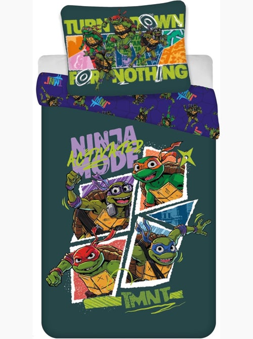 Completo letto neonato delle Tartarughe Ninja con Leonardo, Donatello, Michelangelo e Raphael - Kiabi Completo letto neonato delle Tartarughe Ninja con Leonardo, Donatello, Michelangelo e Raphael - Kiabi