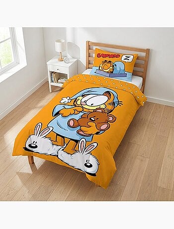 Completo letto neonato Garfield reversibile – 100% cotone