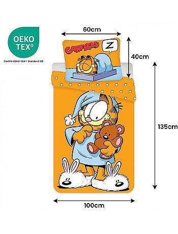 Completo letto neonato Garfield reversibile – 100% cotone