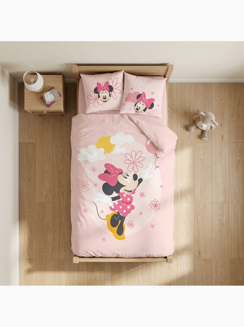Completo letto neonato Minnie reversibile – 100% cotone Rosa - Kiabi