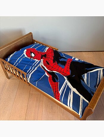 Completo letto neonato Spider-Man fosforescente reversibile – 100% cotone