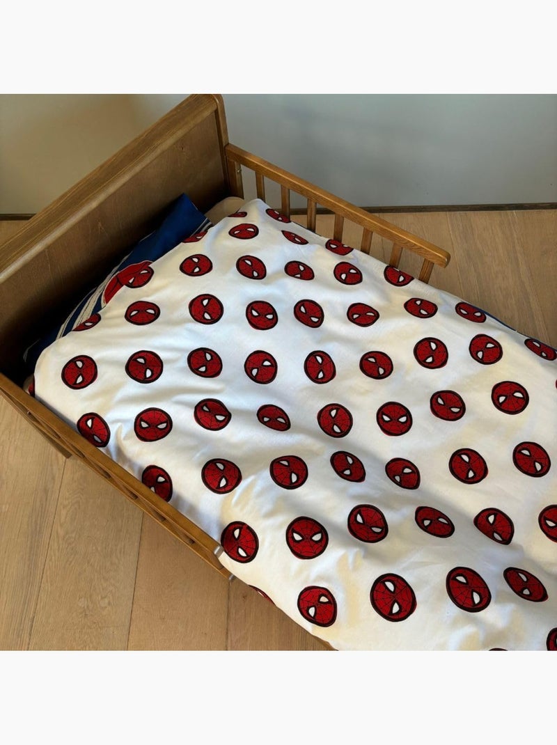 Completo letto neonato Spider-Man fosforescente reversibile – 100% cotone Blu - Kiabi