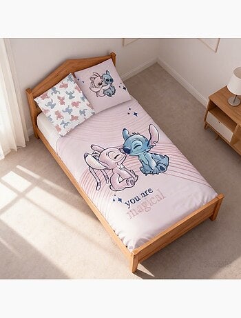 Completo letto neonato Stitch con Angel reversibile – 100% cotone
