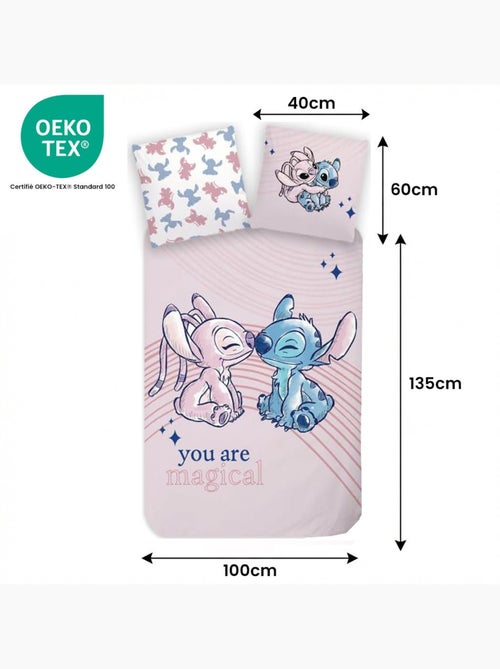 Completo letto neonato Stitch con Angel reversibile – 100% cotone - Kiabi