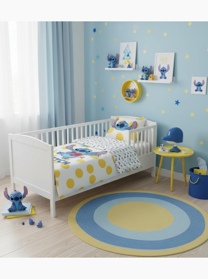 Completo letto neonato Stitch reversibile – 100% cotone Bianco - Kiabi