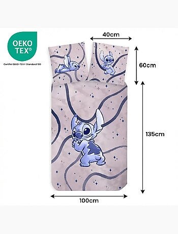 Completo letto neonato Stitch reversibile – 100% cotone