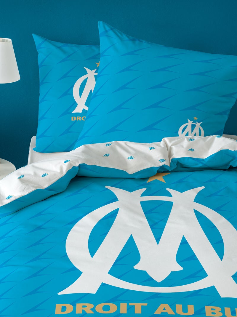 Completo letto 'OM' - 2 piazze BLU - Kiabi