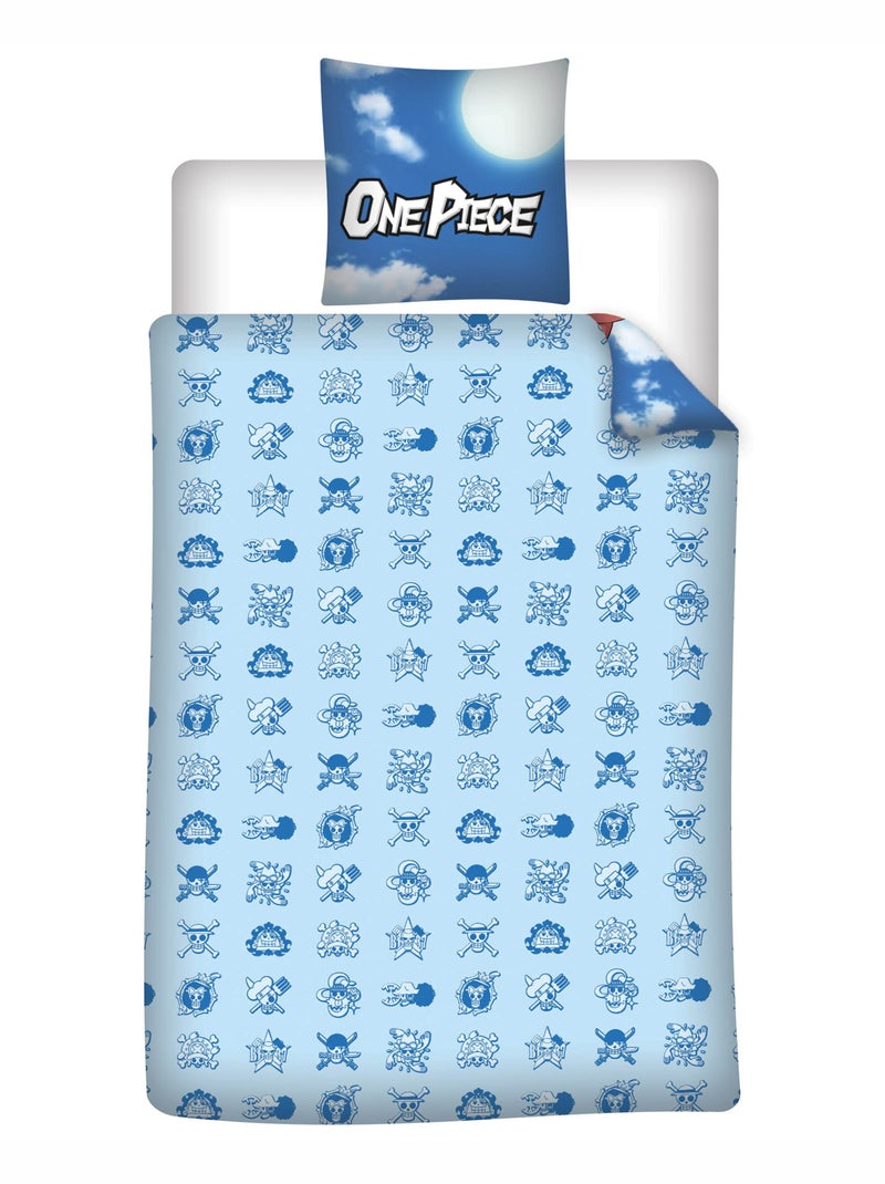 Completo letto 'One Piece' - 1 piazza BIANCO - Kiabi