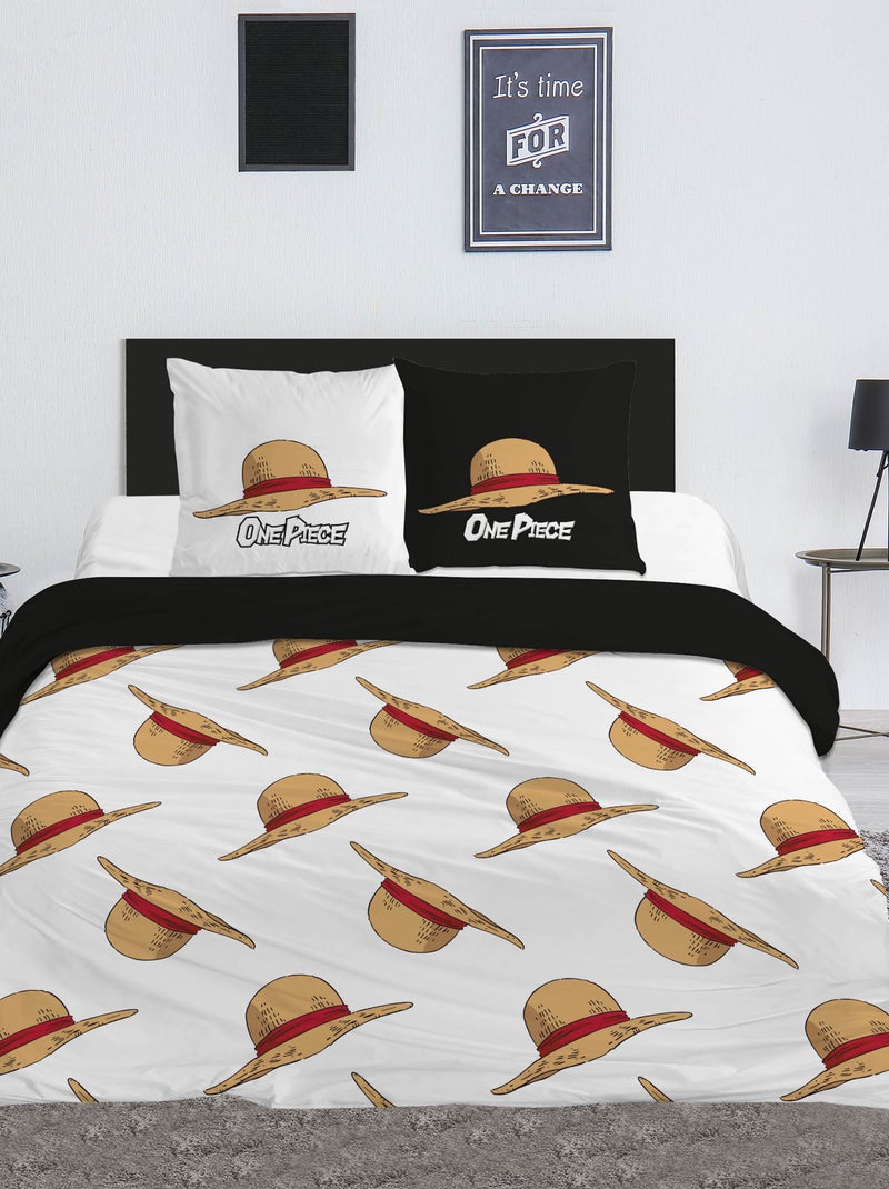 Completo letto \'One Piece\' - 2 persone Nero - Kiabi