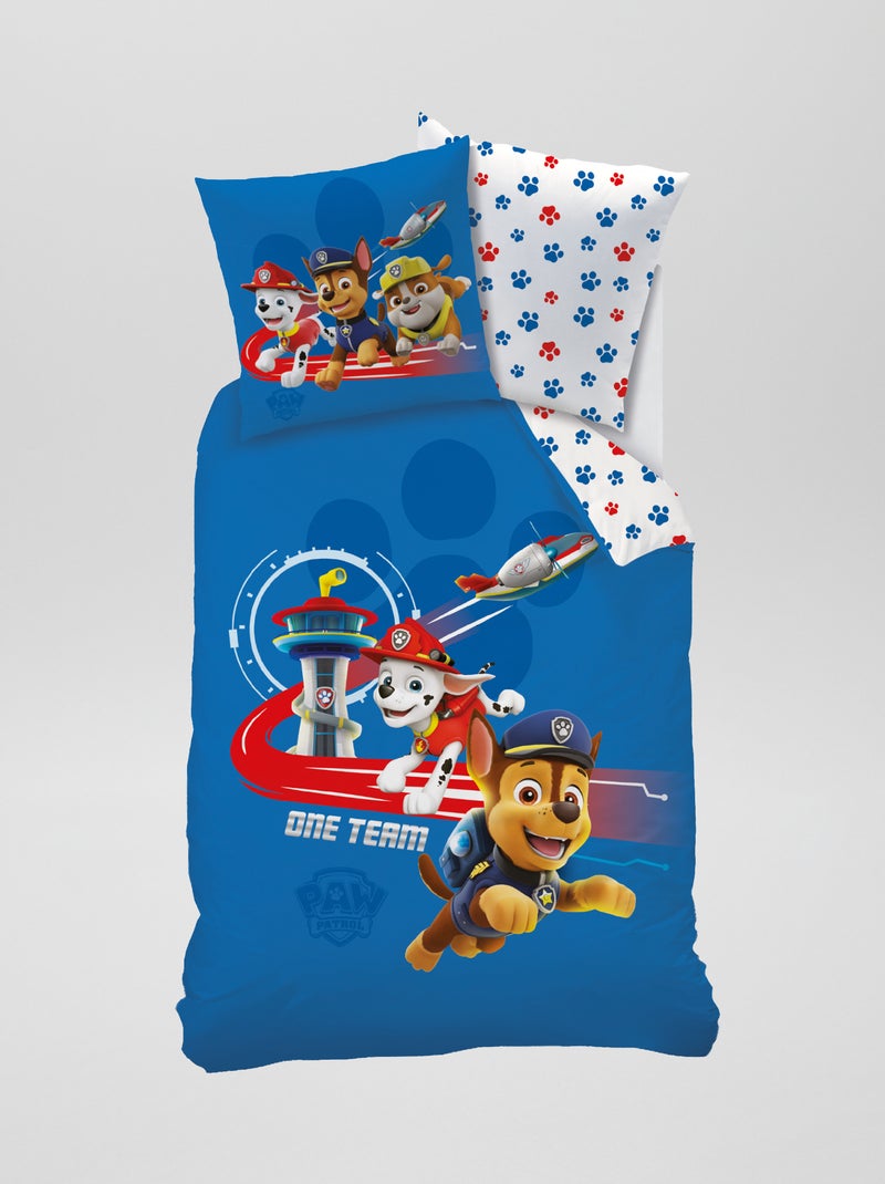 Completo letto 'Paw Patrol' - 1 piazza blu - Kiabi