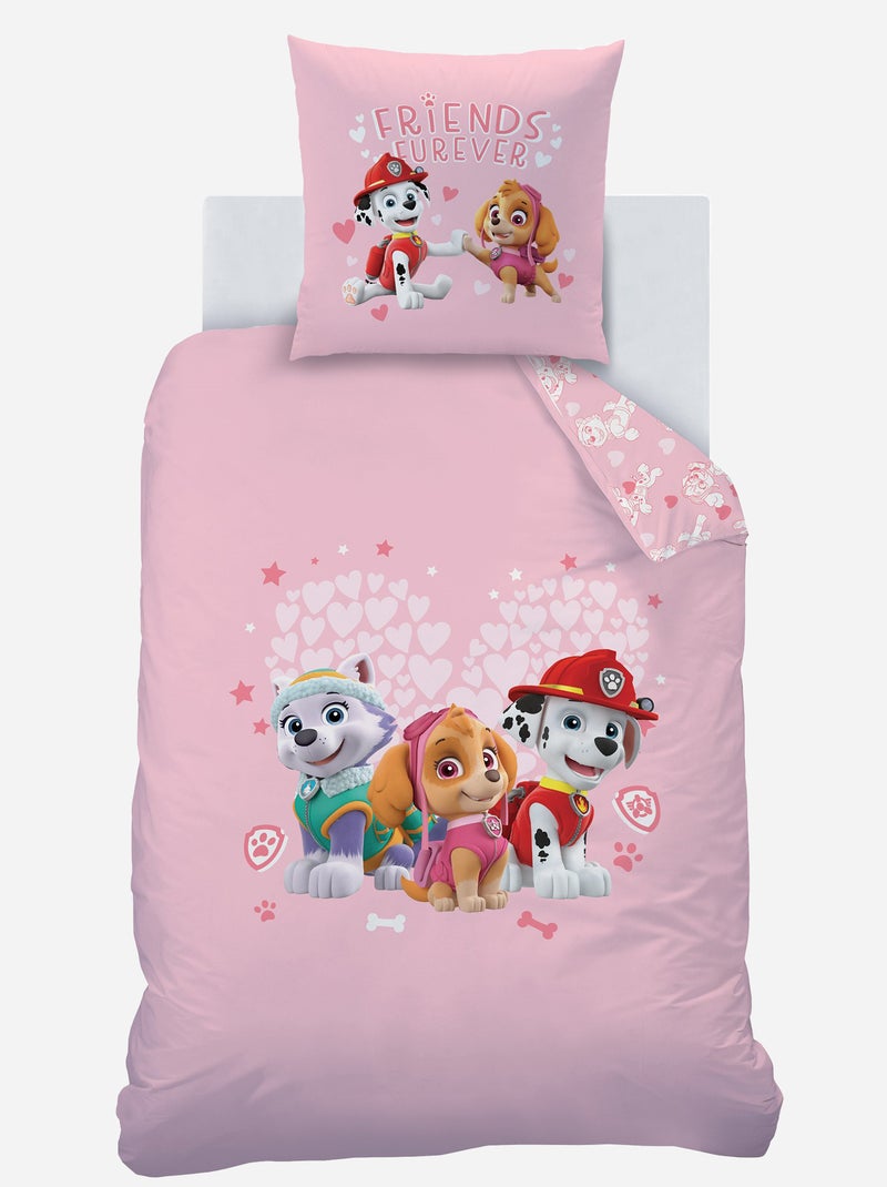 Completo letto 'Paw Patrol' - 1 piazza ROSA - Kiabi