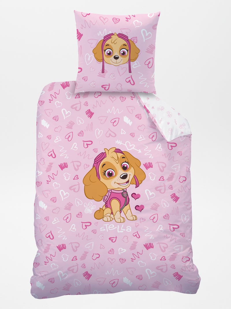 Completo letto 'Paw Patrol' - 1 piazza ROSA - Kiabi