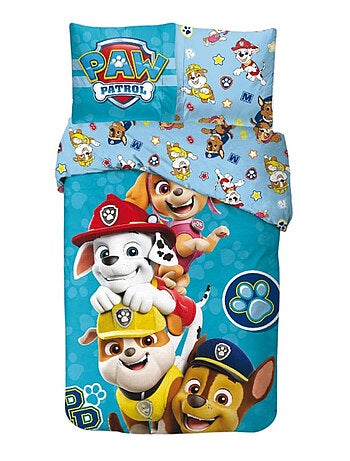 Completo letto Paw Patrol per bambini, 100% cotone Oeko?Tex, letto singolo, BRAVE