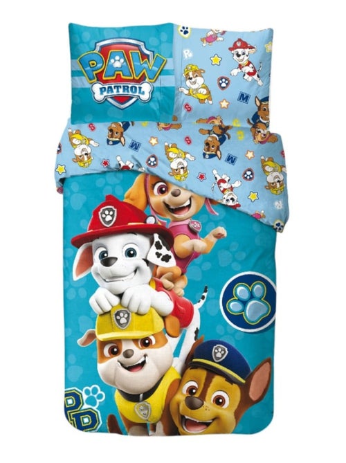 Completo letto Paw Patrol per bambini, 100% cotone Oeko?Tex, letto singolo, BRAVE - Kiabi
