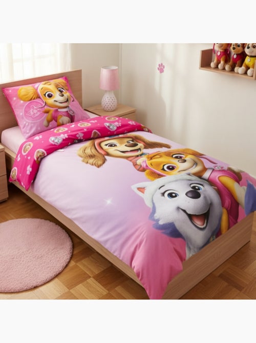 Completo Letto Paw Patrol per Bambino, 100% Cotone Oeko-Tex, Stampa Reversibile, Singolo, ROSA - Kiabi Completo Letto Paw Patrol per Bambino, 100% Cotone Oeko-Tex, Stampa Reversibile, Singolo, ROSA - Kiabi