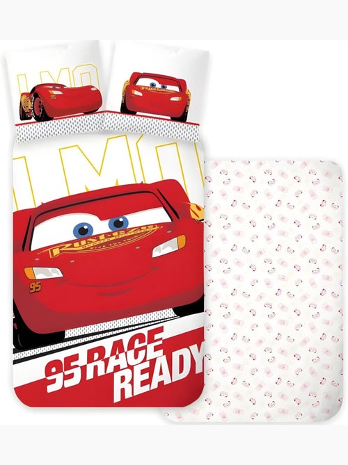 Completo letto per bambini Cars con Saetta McQueen – 100% cotone - Kiabi