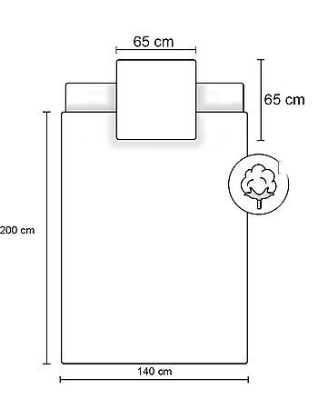 Completo letto per bambini Disney reversibile – 100% cotone