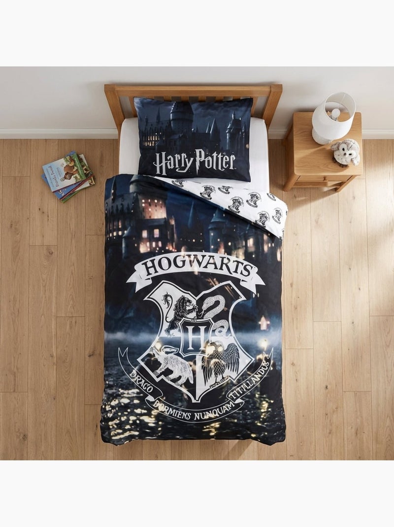 Completo letto per bambini Harry Potter reversibile – 100% cotone Blu - Kiabi